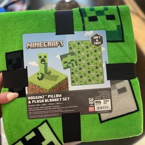 Minecraft Blanket & Pillow Set